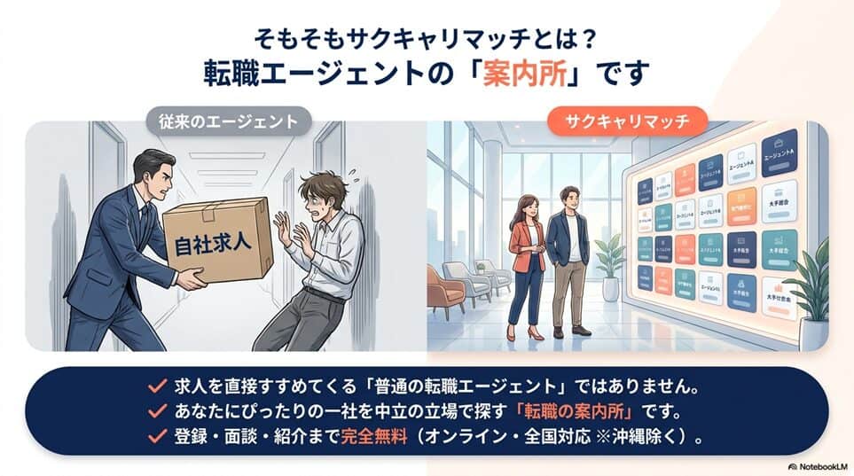 そもそもサクキャリマッチとは？口コミで注目される転職サービスの正体