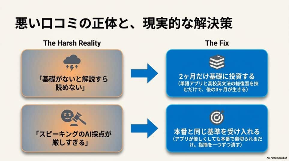 Santa TOEFLの悪い口コミの正体と、現実的な対処法
