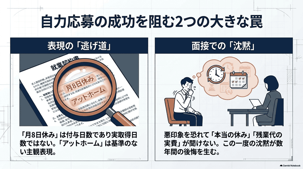 飲食店ドットコムの自力応募で失敗する2つの罠