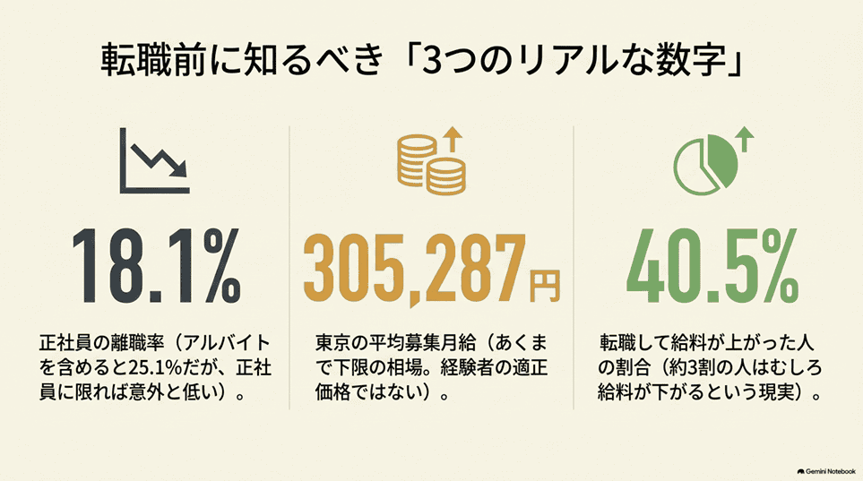 2026年の飲食転職で、先に知っておくべき3つの数字