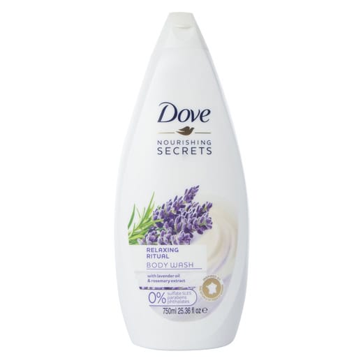 Dove nourishing secrets relaxing ritual body wash 750ml