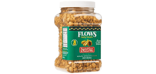 Flows tasty treats toasted corn &amp;amp; peanuts mix 20oz