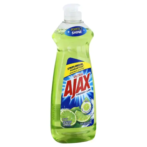Ajax ultra lime scent & vinegar dish liquid 405ml