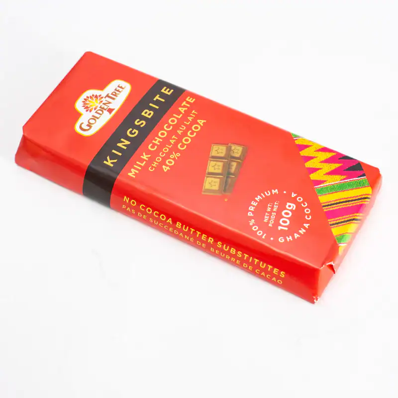 Goldentree kingsbite milk chocolate 40% cocoa 100g