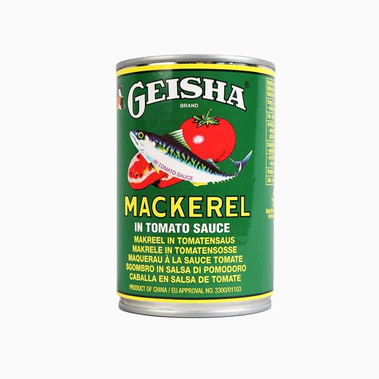 Geisha mackerel in tomato sauce 425g  RED