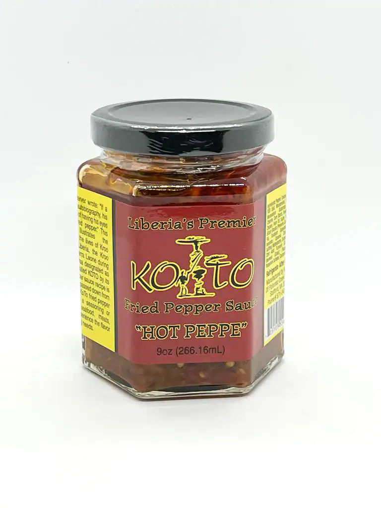 Liberia koiito fried pepper sauce (MILD) 9oz