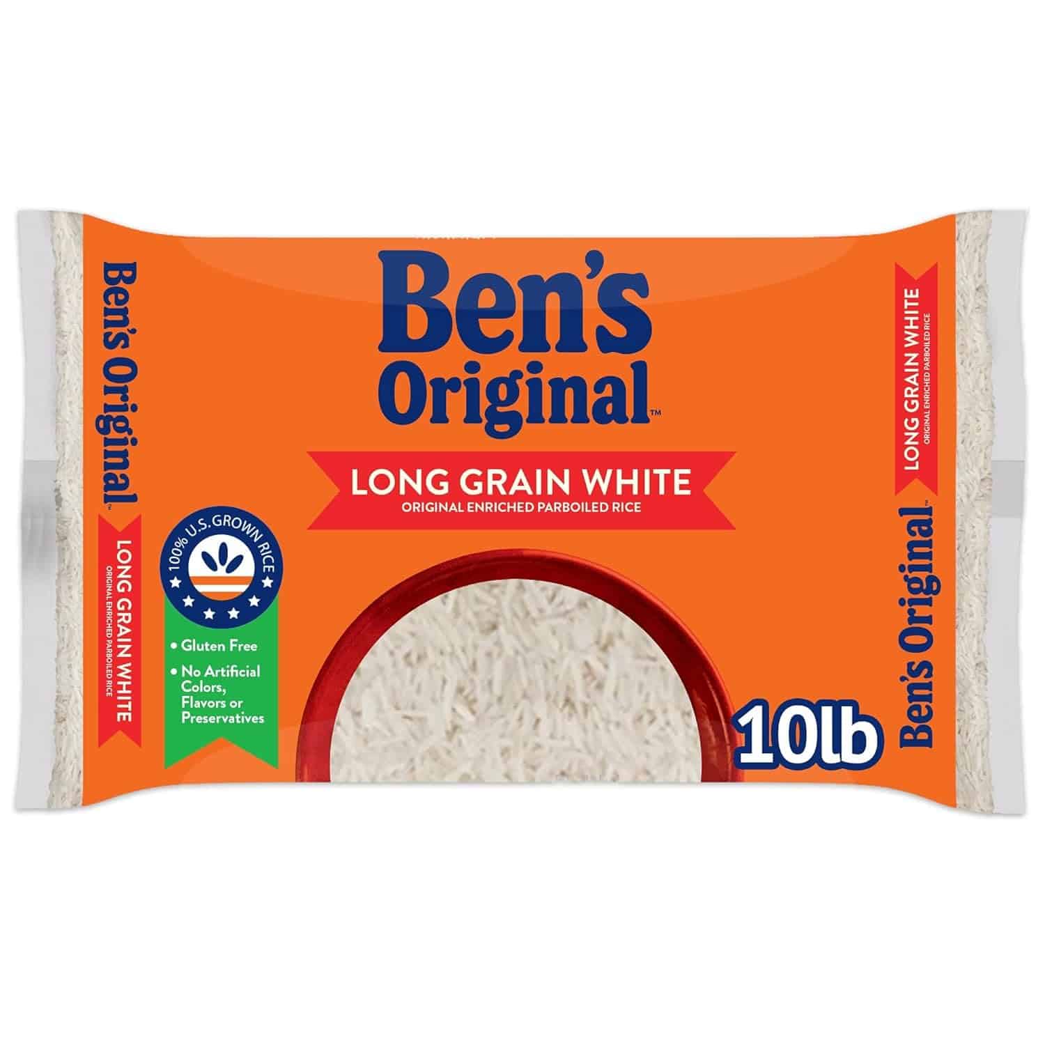 Uncle ben's original enriched parboiled rice 10lb