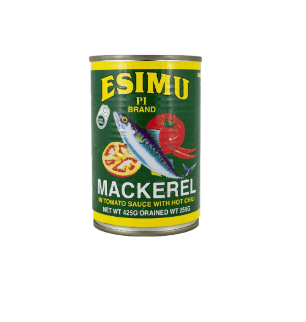 Esimu mackerel in tomato sauce with hot chili 425g
