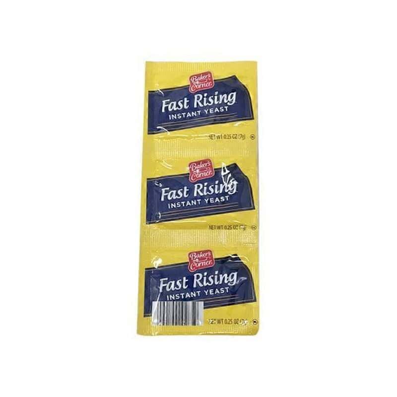 Bakers and corner fast rising yeast 7g 3ps