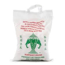 Elephant brand jasmine white scented rice 5lb