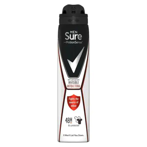 Men sure motionsense invisible antibacterial 250ml
