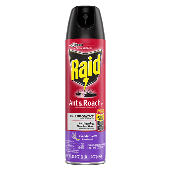 Scjohnson raid Ant & roach lavender scent 496g