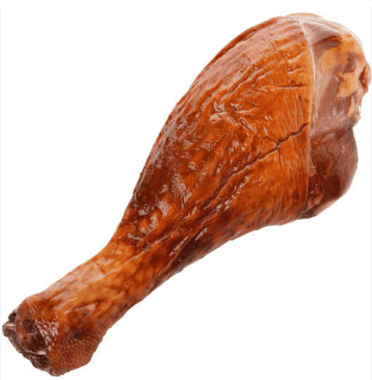 Smoked turkey drumsticks