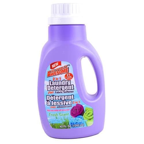 La's totally awesome 2 in 1 laundry detergent plus fabric softener 42 fl. oz