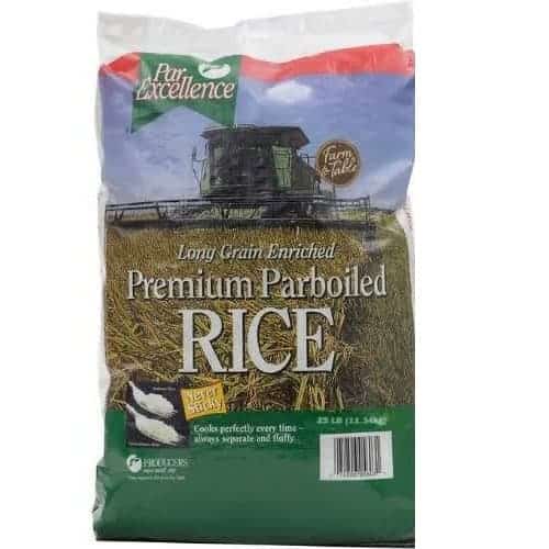 Par excellence parboiled premium long grain rice 25lb BOX