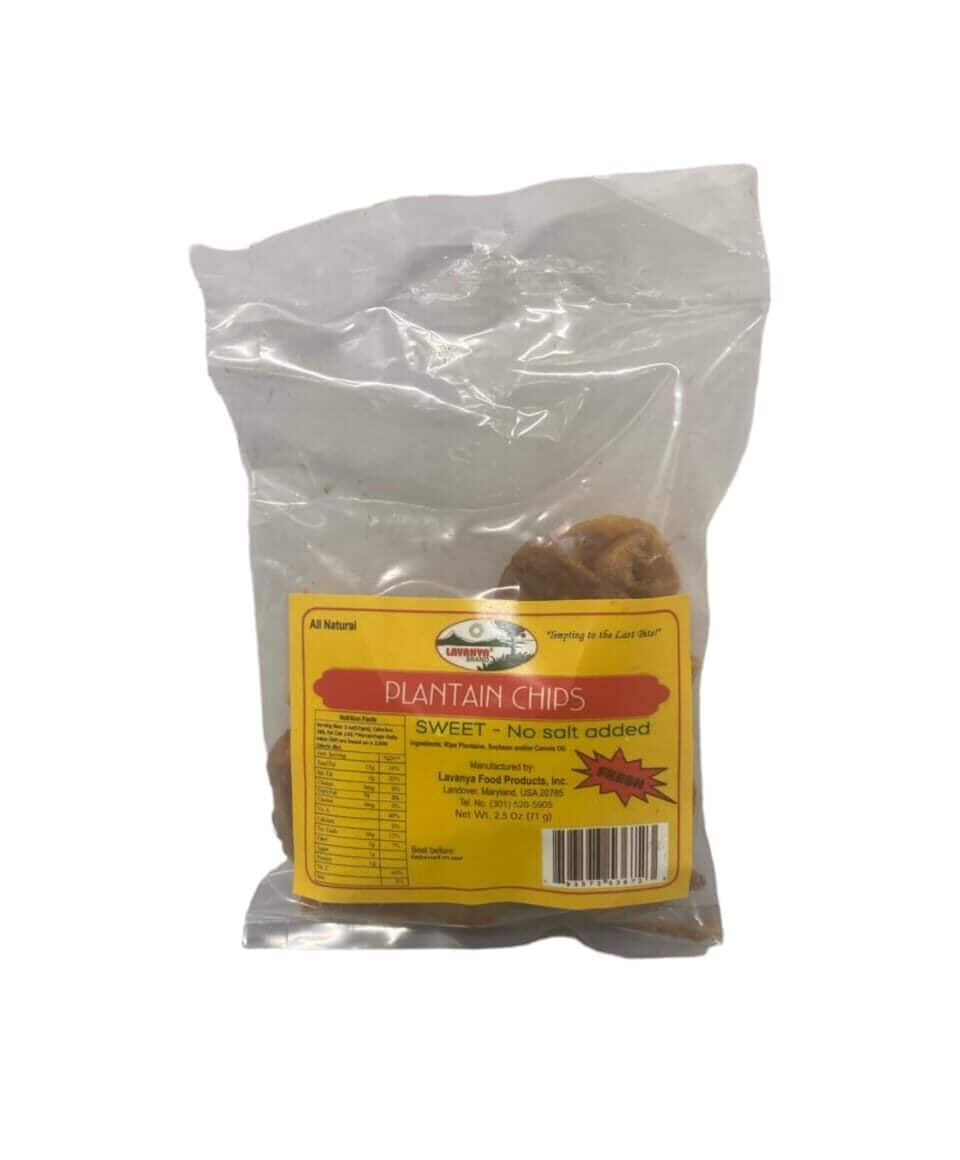 Lavanya sweet plaintain chips 2.5oz