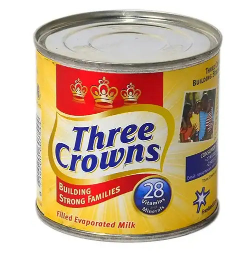 Three crowns filled evaporated milk