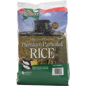 Par excellence premium parboiled rice 100lb