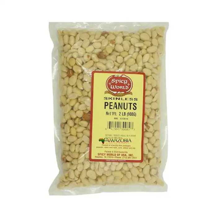 Spicy world peanuts skinless 2lb