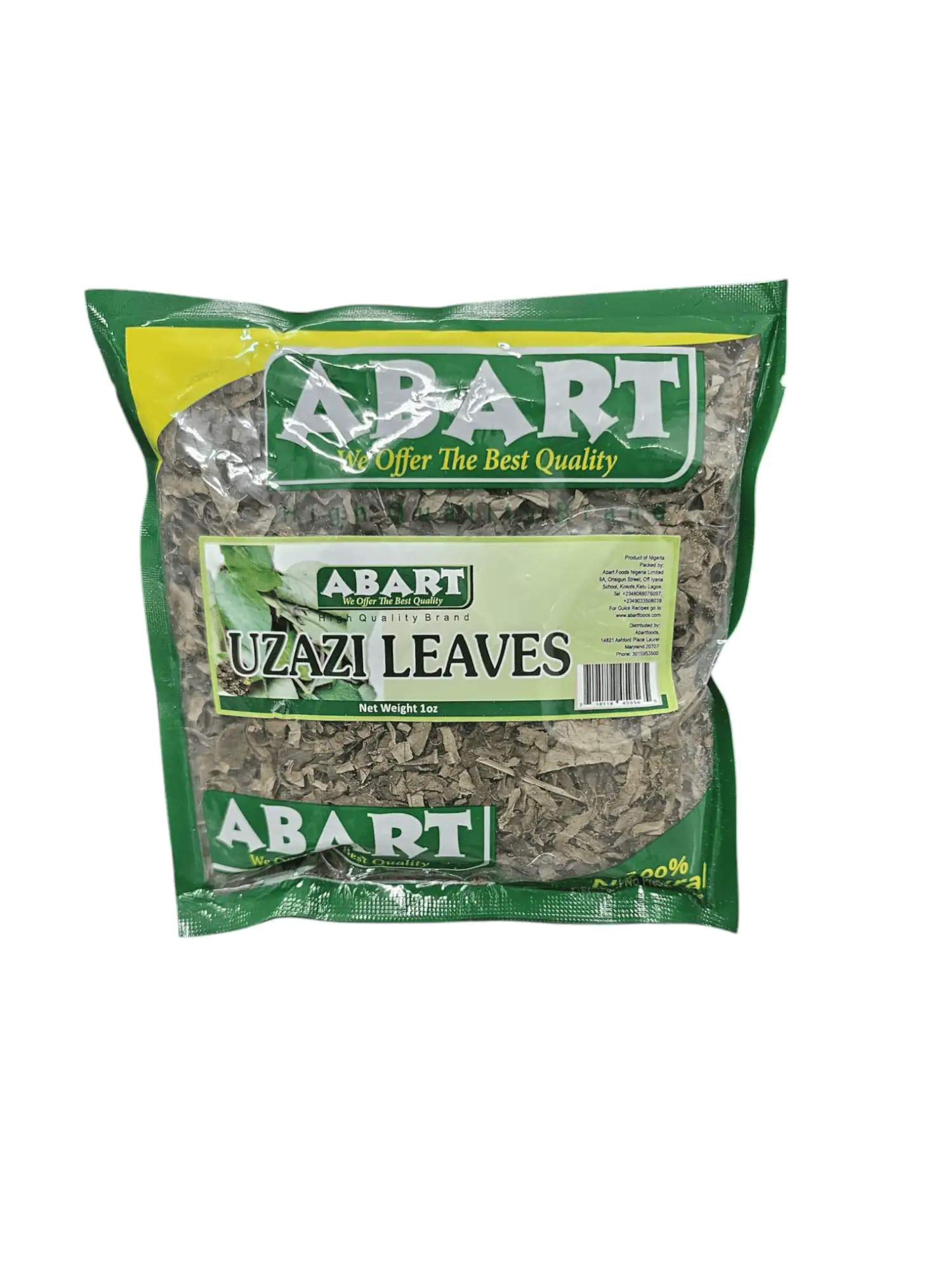Abart uziza leaves 1oz