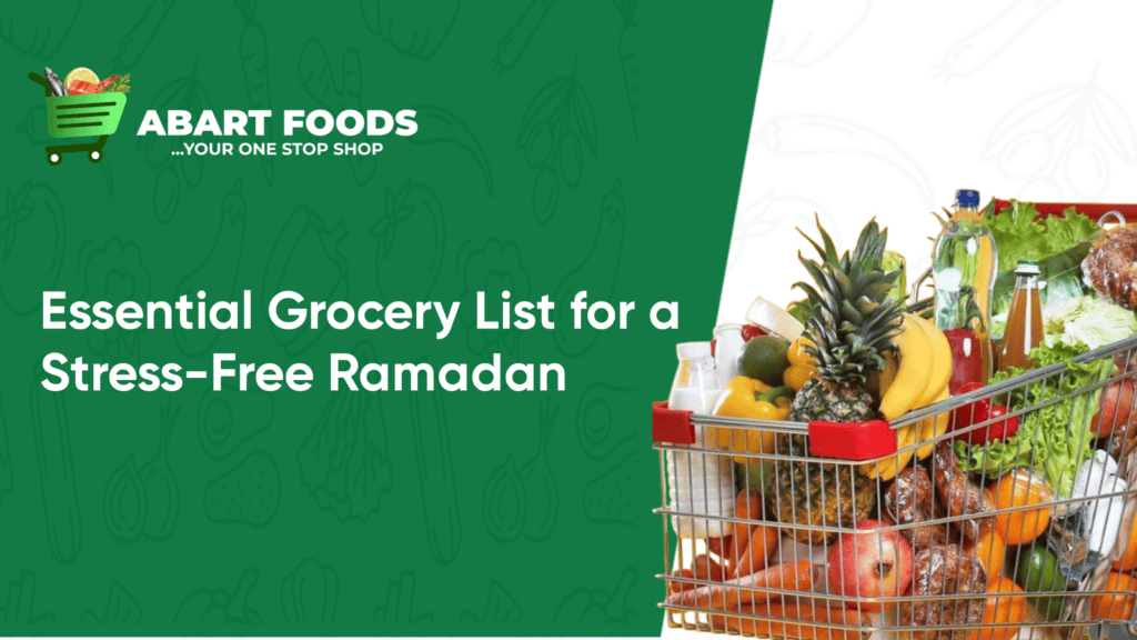 Grocery list for Ramadan