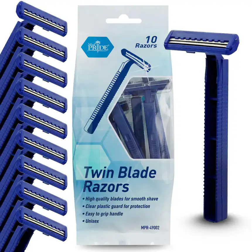 10pk Ultra max twin blades razor