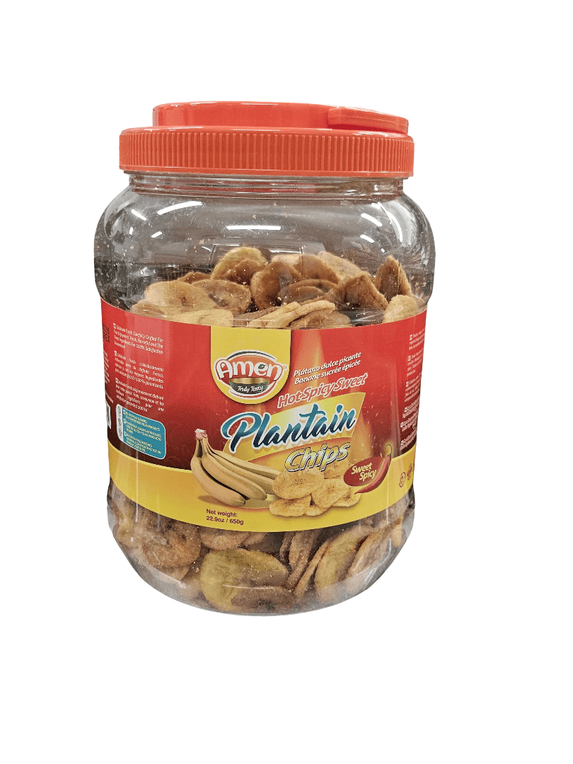 Amen Hot-spicy sweet plantain chips 650g