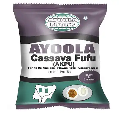 Ayoola cassava fufu  4lb (Akpu)
