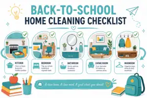 Back to School Home Cleaning Guide for Huntley IL Families - Abby Cleaning Service