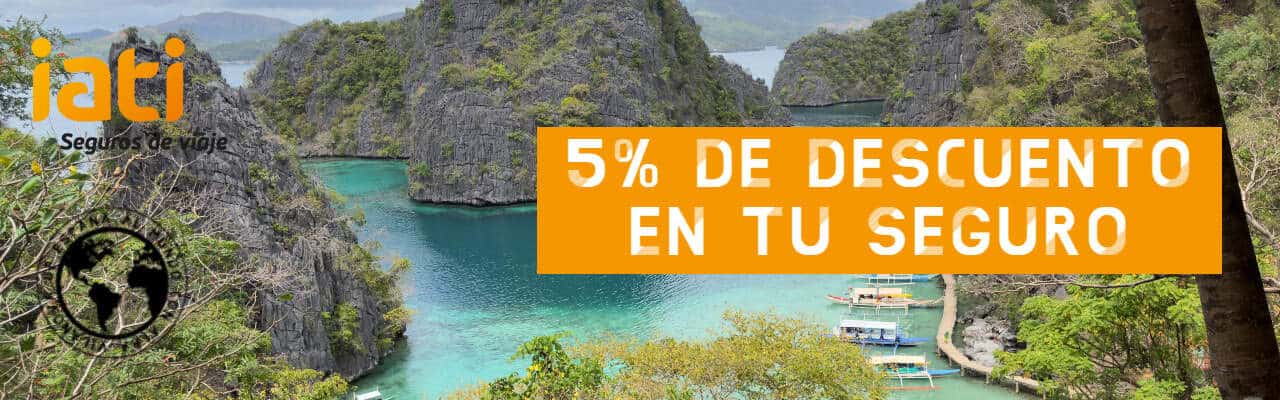 Descuento del 5% en tu seguro de viaje a Filipinas