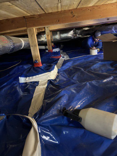 Crawlspace encapsulation completed — Barrier Pest Control, Boise ID