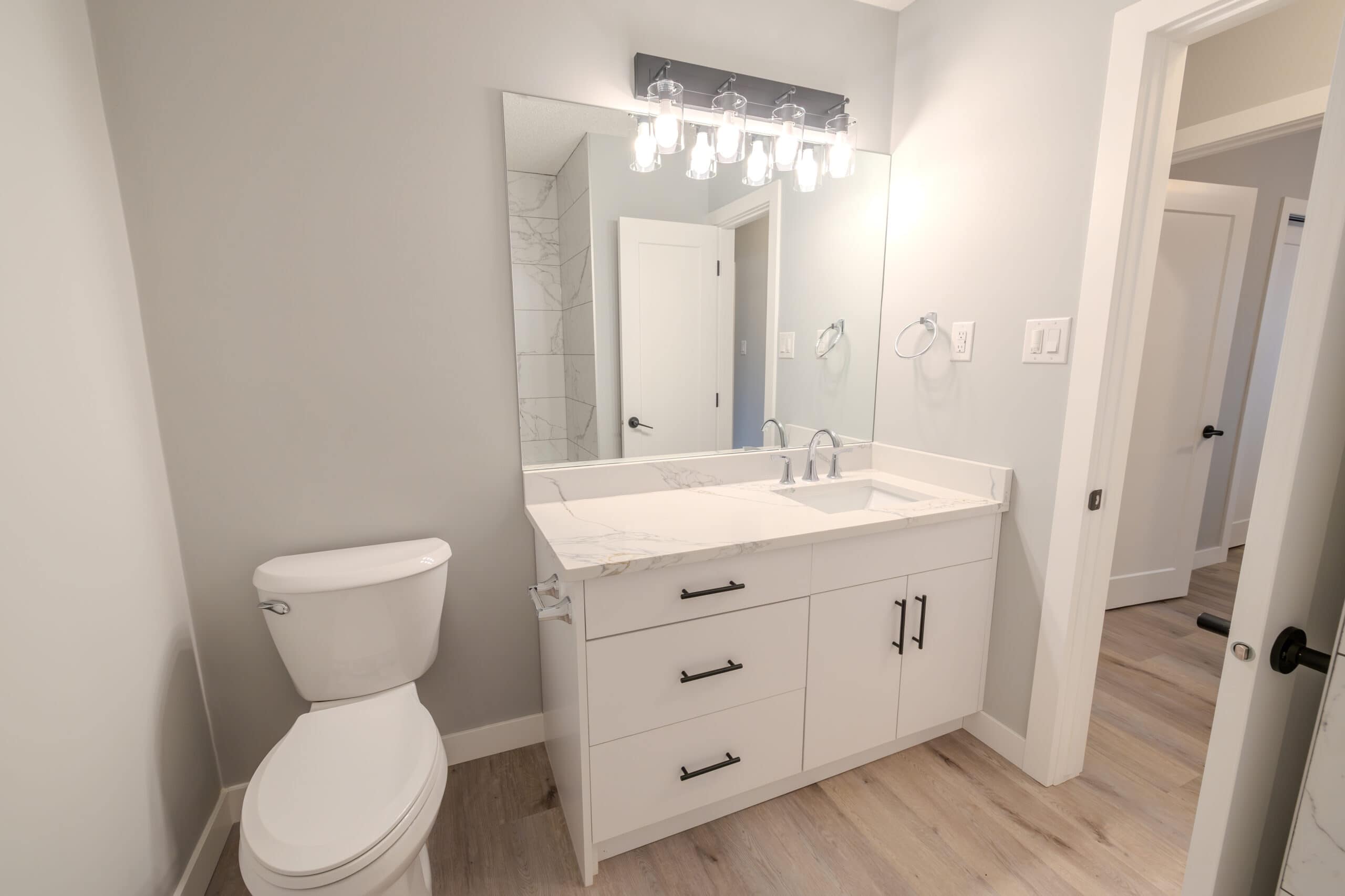 Remodelled bathroom in Calgary