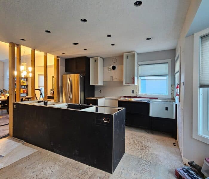 kitchen remodelling in Calgary home