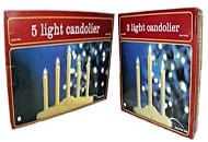 Electric Window Candelabras