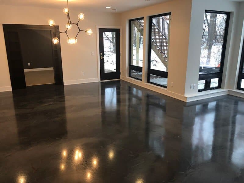 Metallic Designer Epoxy living space