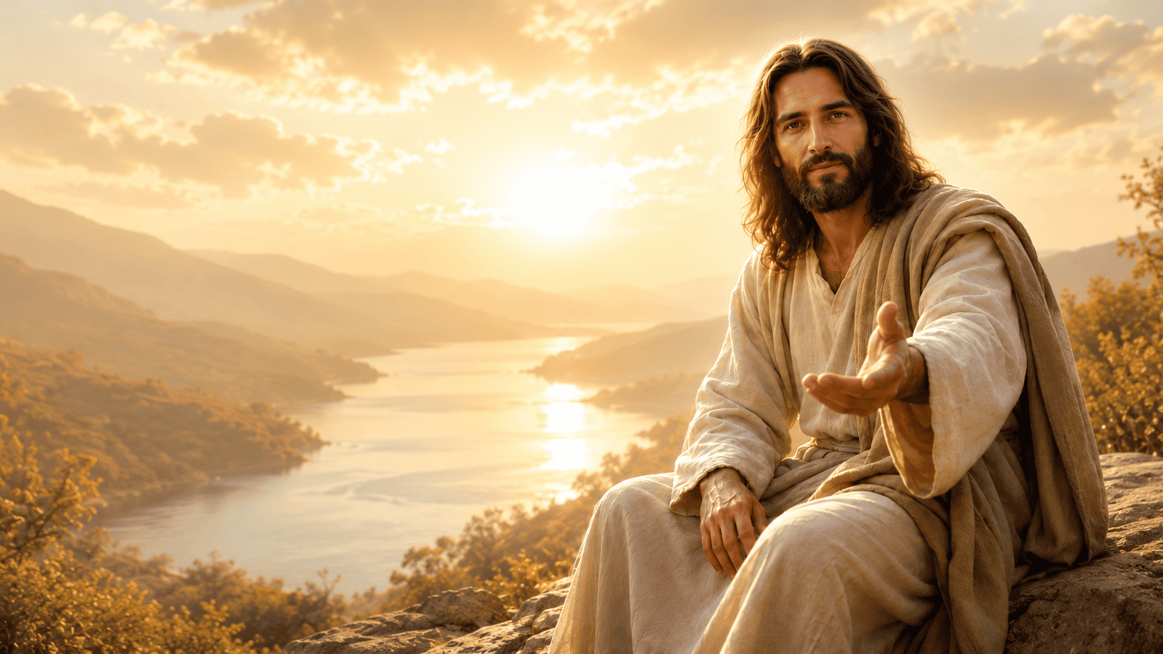 Imagem de Jesus trazendo uma revelação de fé