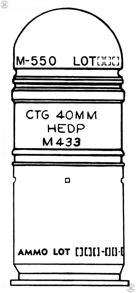 40x46mm M433 High Explosive Dual Purpose — photo 5