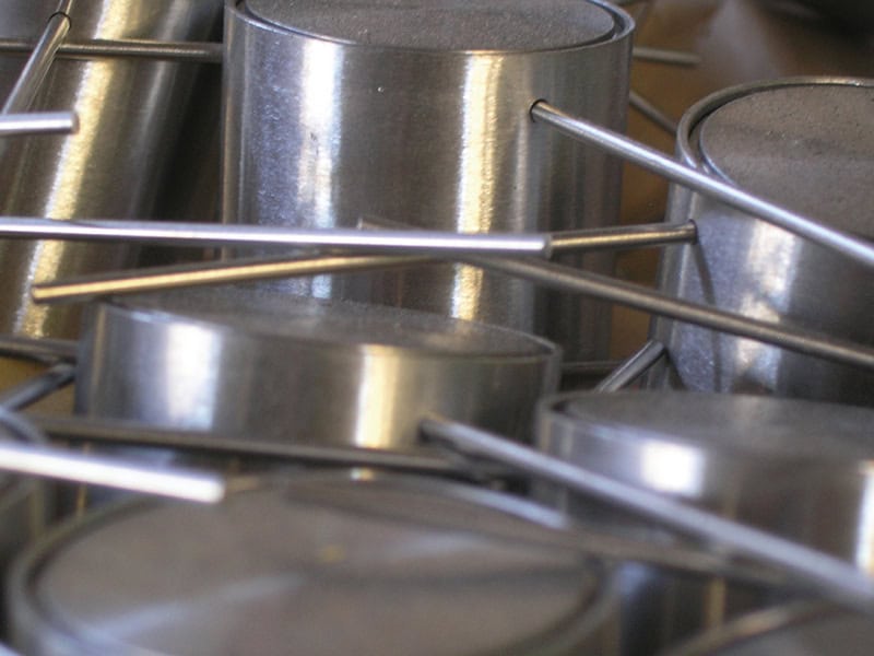 Edelstahlstrahlen - Scharnier