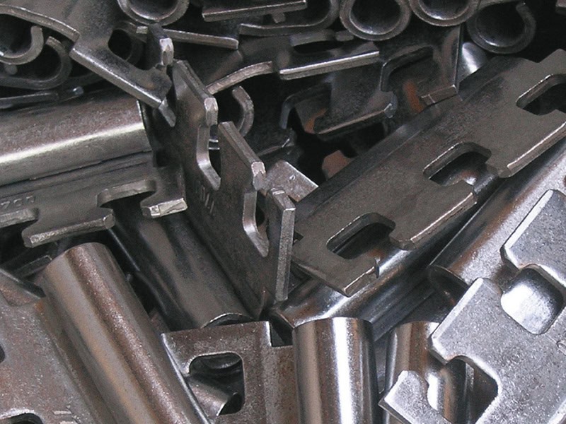 Edelstahlstrahlen - Raster für Deckenlampe