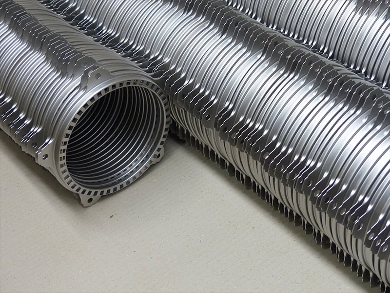 Edelstahlstrahlen - Sensorring gestrahlt