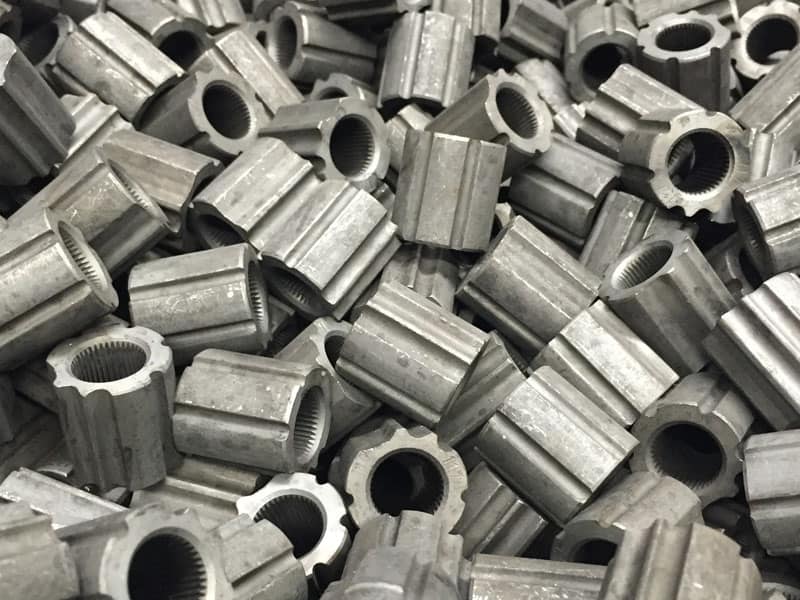 Edelstahlstrahlen - Rasthülse ungestrahlt