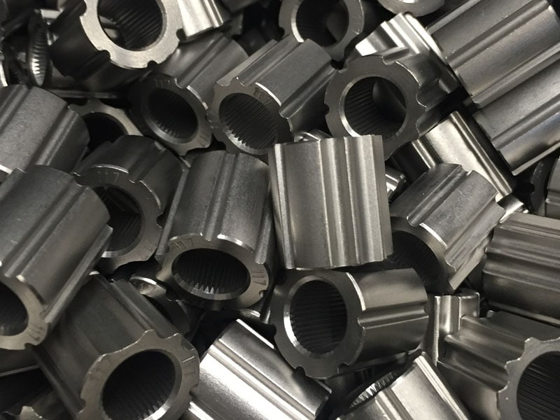 Edelstahlstrahlen - Rasthülse gestrahlt