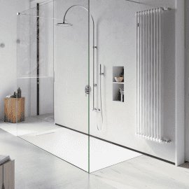 börsting quadrat softboard mit Rinne weiss
