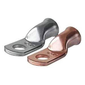 Copper and aluminum cable lugs for electrical connections