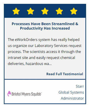 Bristol Myers Customer Testimonial