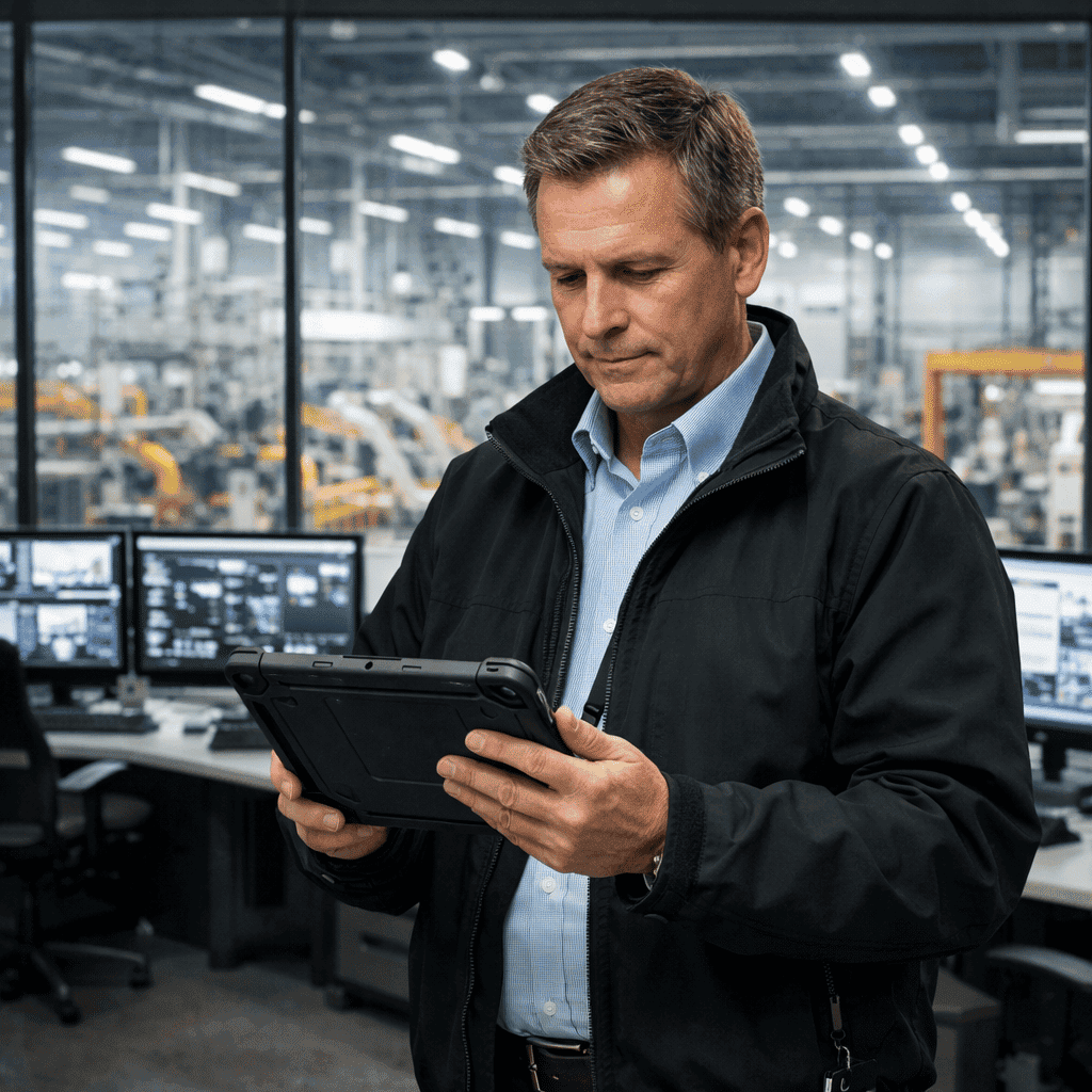 Cover image showing enterprise asset management (EAM) software dashboard