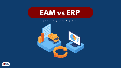Illustration of EAM vs ERP.