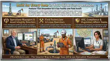 oil and gas maintenance management software