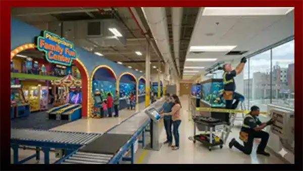 Tourist attractions and maintenance teams making repairs using eworkorders cmms.