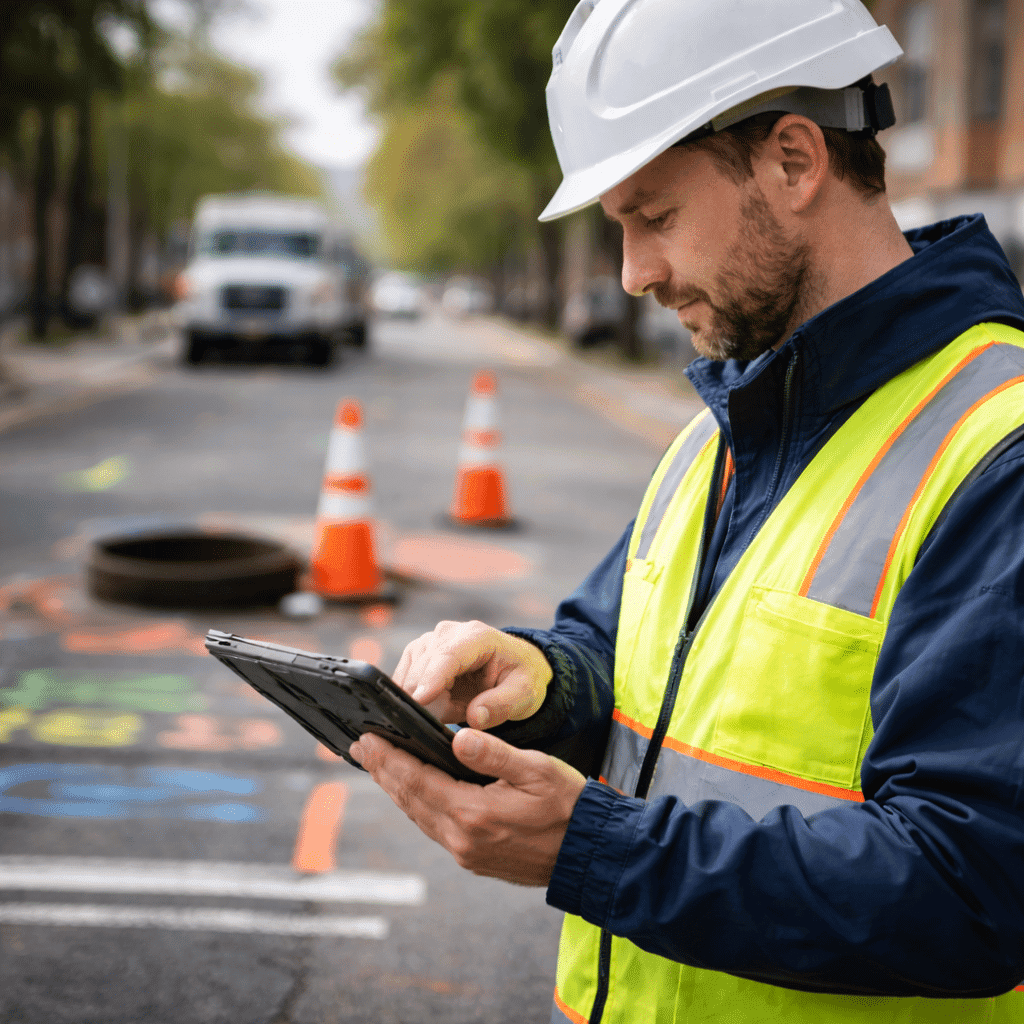 Imagen de portada que muestra el panel de control del software de obras públicas para la gestión de infraestructuras municipales.